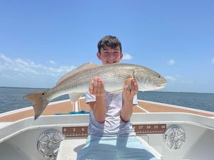 Family Caught Large Redfish Fort Myers Florida 
